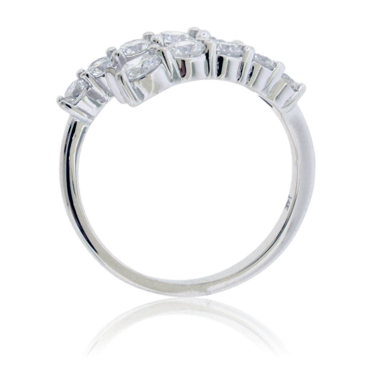 Lab Grown Diamond Bypass Ring - Park City Jewelers