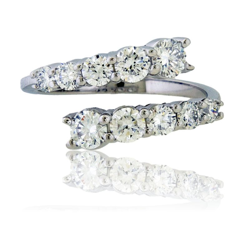 Lab Grown Diamond Bypass Ring - Park City Jewelers