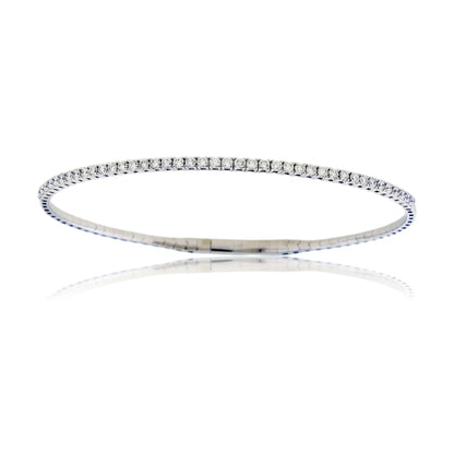 Lab Grown Diamond Flex Bangle Bracelet - Park City Jewelers