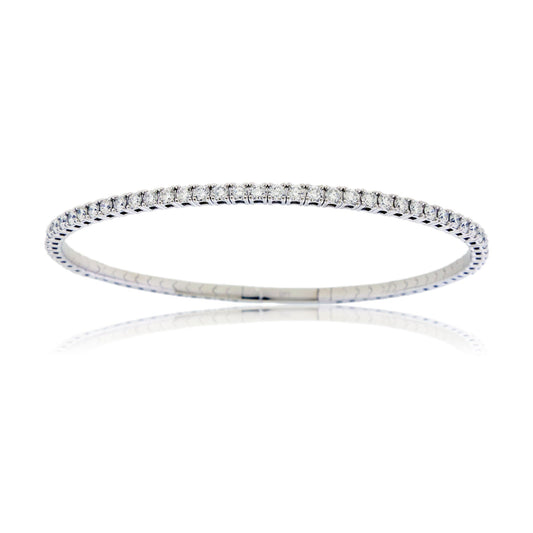 Lab Grown Diamond Flex Bangle Bracelet - Park City Jewelers