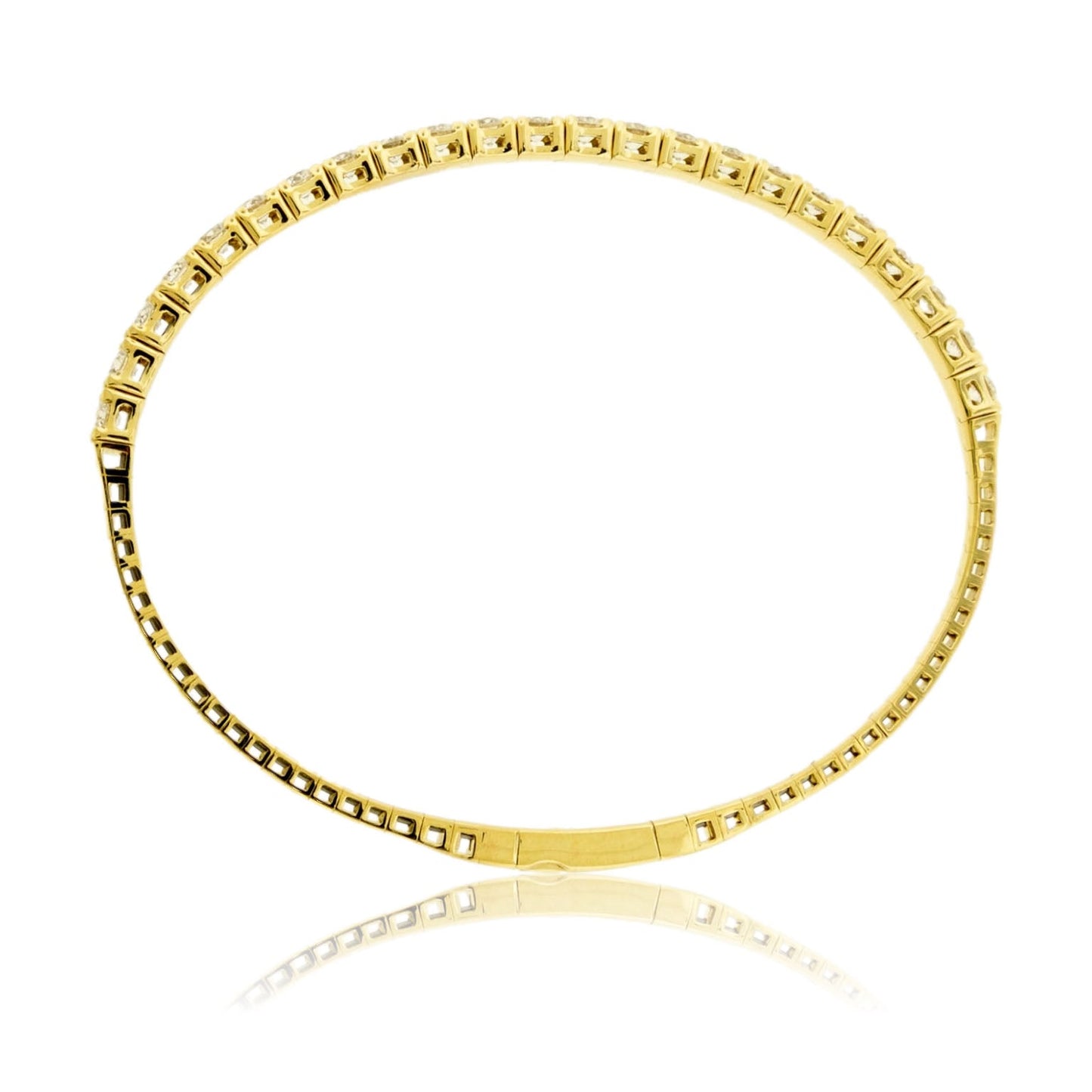 Lab Grown Diamond Flex Bangle Bracelet - Park City Jewelers