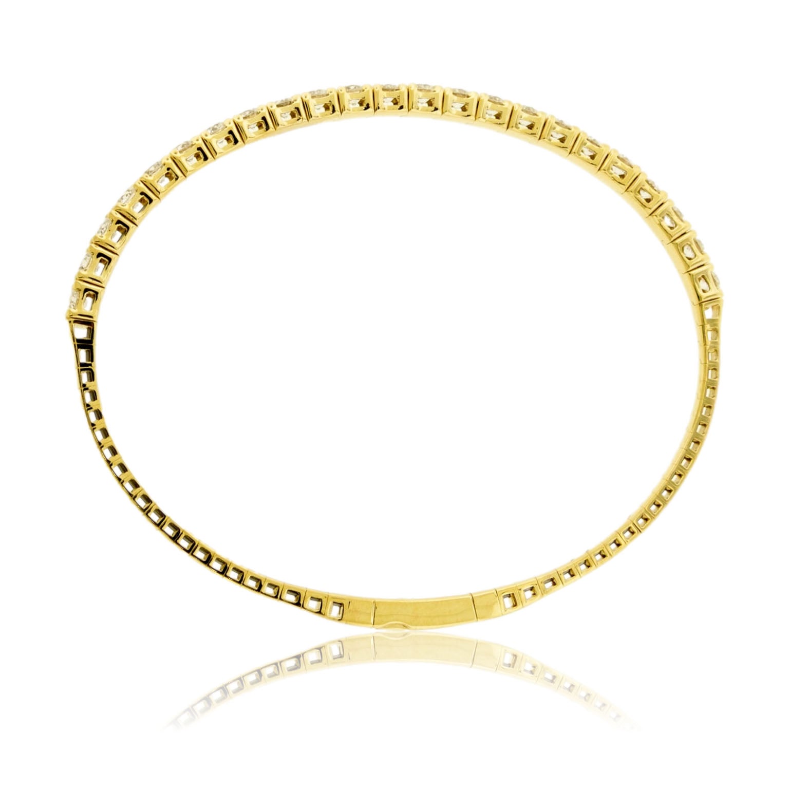 Lab Grown Diamond Flex Bangle Bracelet - Park City Jewelers