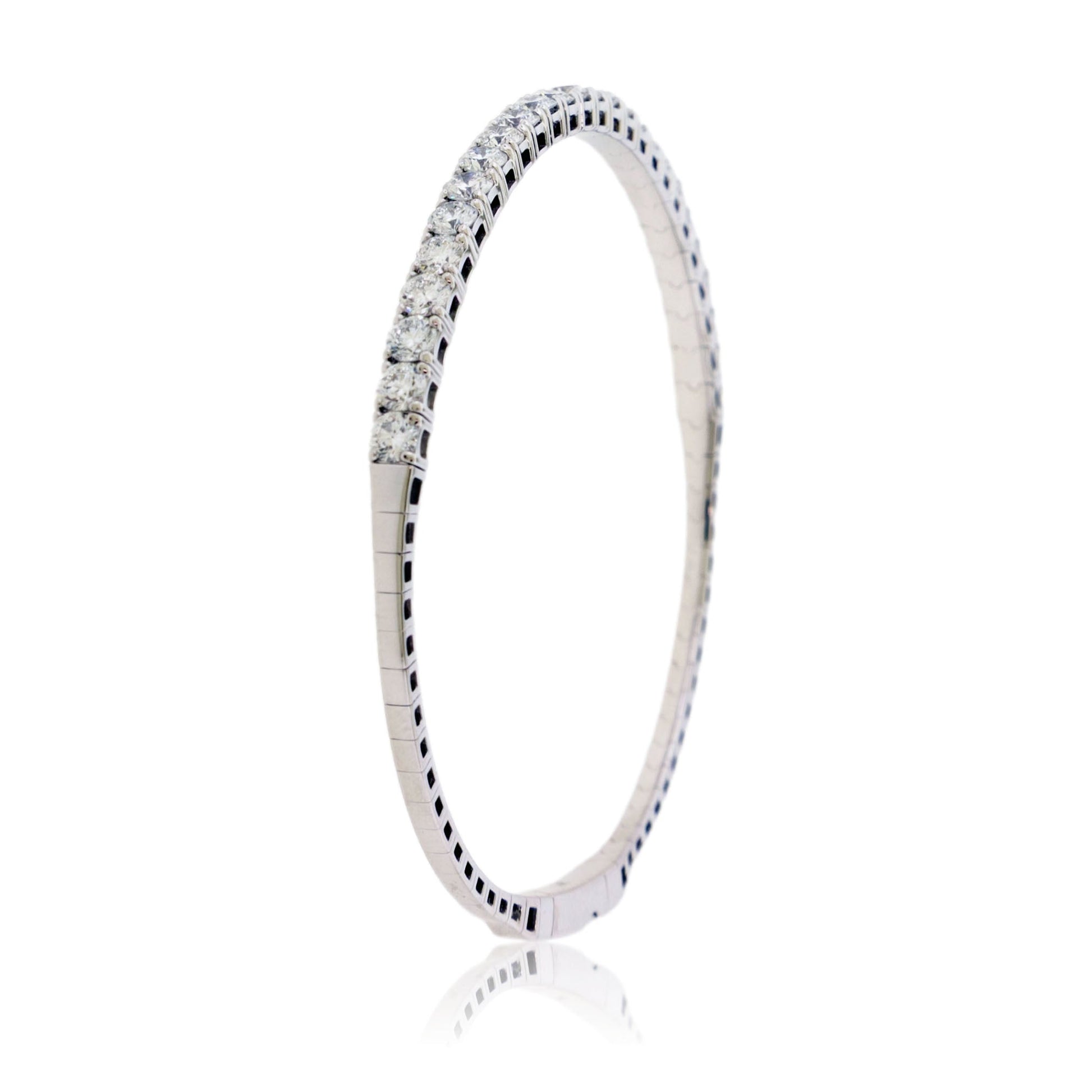 Lab Grown Diamond Flex Bangle Bracelet - Park City Jewelers