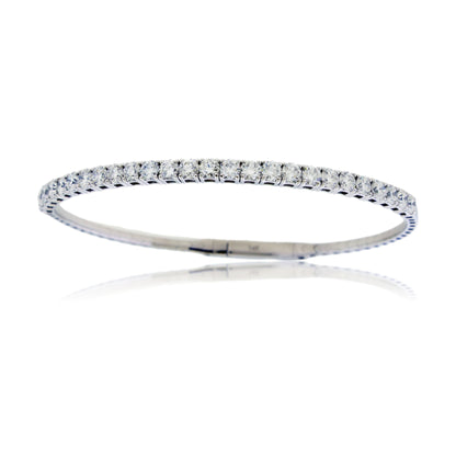 Lab Grown Diamond Flex Bangle Bracelet - Park City Jewelers