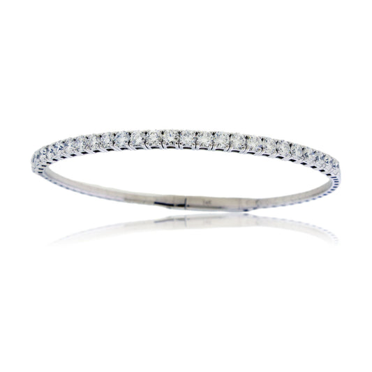 Lab Grown Diamond Flex Bangle Bracelet - Park City Jewelers