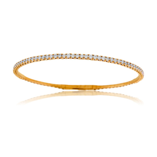 Lab Grown Diamond Flex Bangle Bracelet - Park City Jewelers
