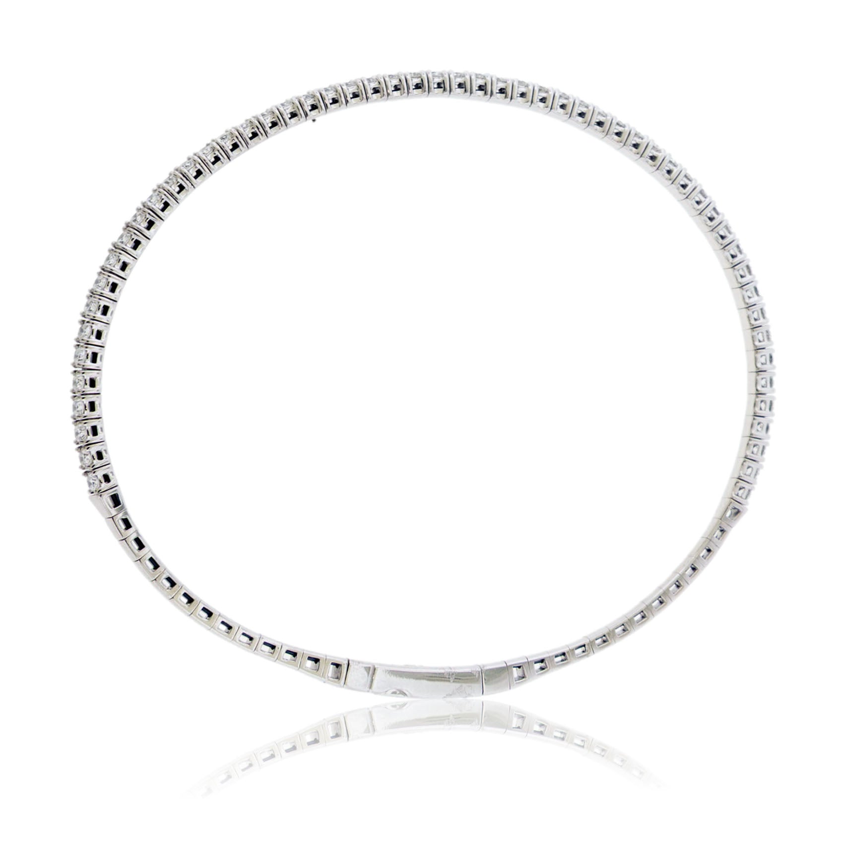 Lab Grown Diamond Flex Bangle Bracelet - Park City Jewelers