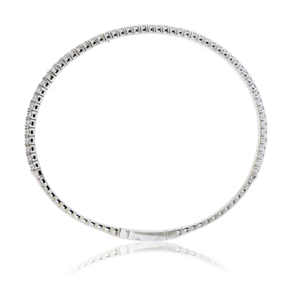 Lab Grown Diamond Flex Bangle Bracelet - Park City Jewelers