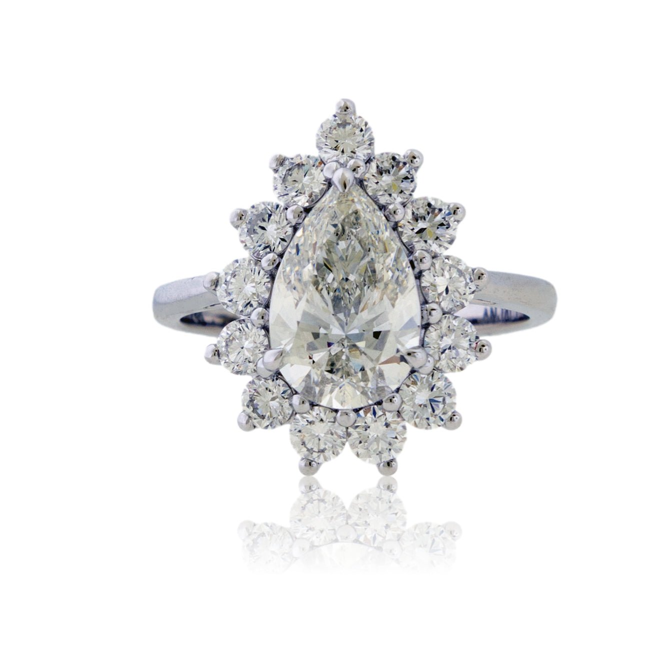 Lab Grown Diamond Pear LG Diamond Ring - Park City Jewelers
