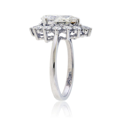 Lab Grown Diamond Pear LG Diamond Ring - Park City Jewelers