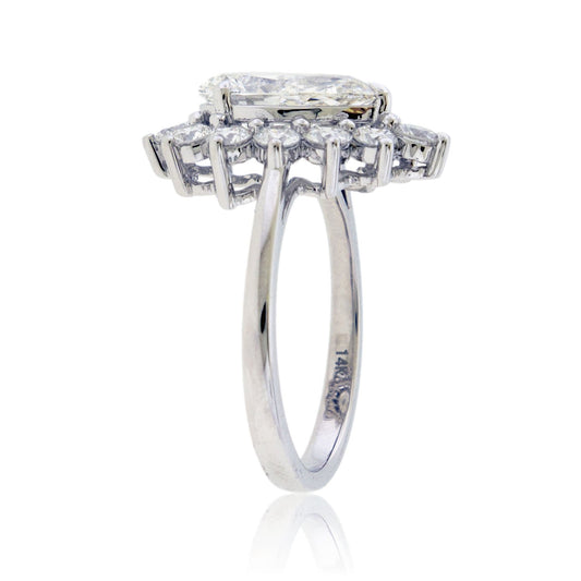 Lab Grown Diamond Pear LG Diamond Ring - Park City Jewelers