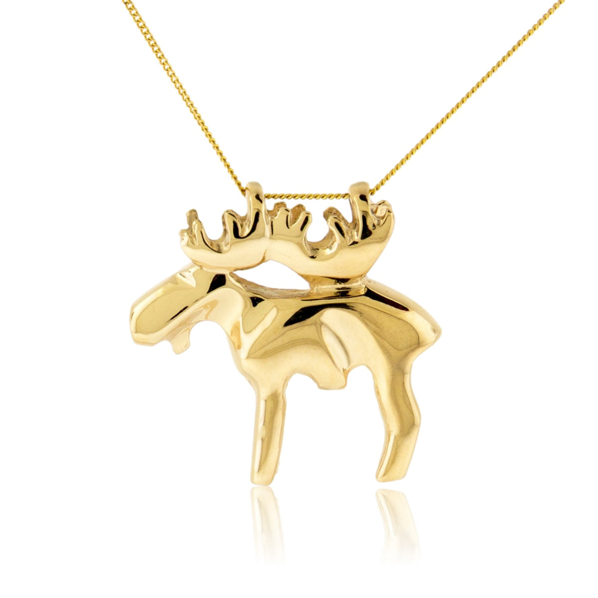 Large Moose Pendant - Park City Jewelers