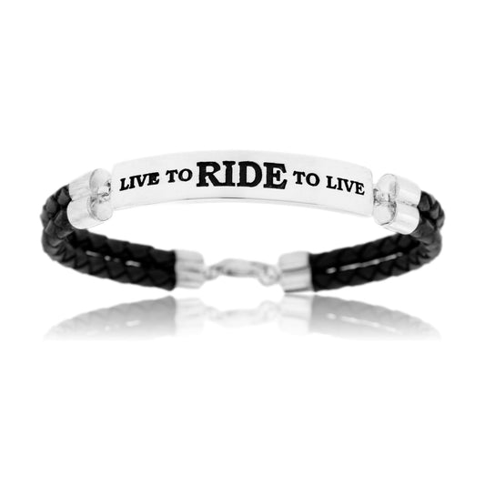 Live to Ride, Ride to Live Bracelet - Park City Jewelers