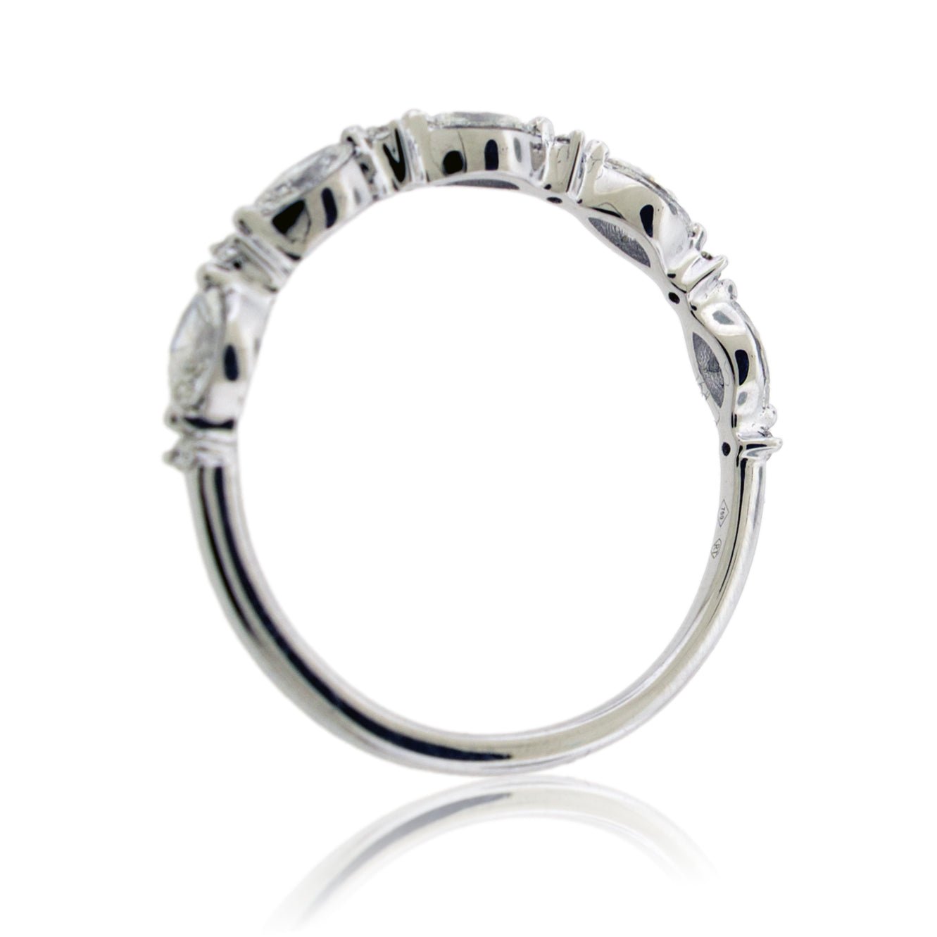 Marquise and Round Diamond Band - Park City Jewelers