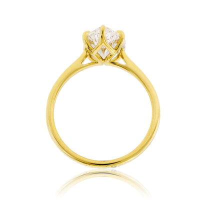 Marquise LGD Solitaire Lab Grown Diamond Ring - Park City Jewelers