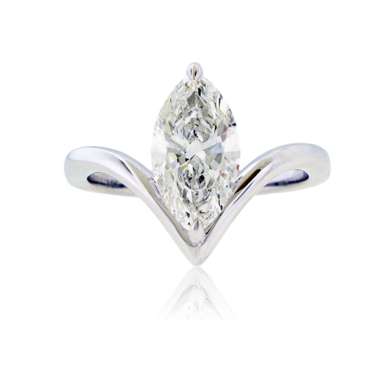 Marquise LGD Solitaire Ring - Park City Jewelers