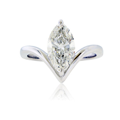 Marquise LGD Solitaire Ring - Park City Jewelers