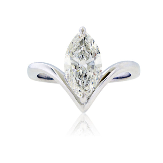 Marquise LGD Solitaire Ring - Park City Jewelers