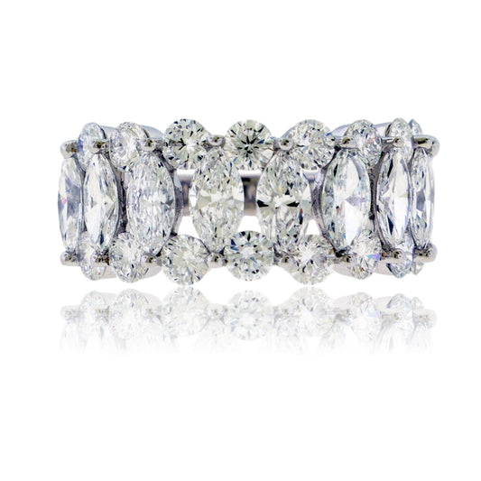 Marquise & Round Lab Grown Diamond Ring - Park City Jewelers
