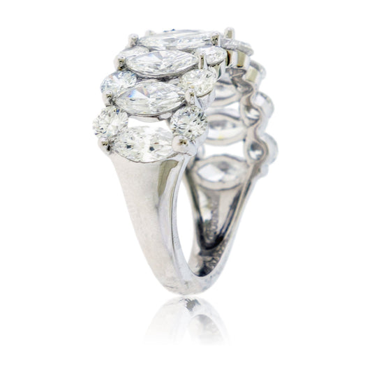 Marquise & Round Lab Grown Diamond Ring - Park City Jewelers