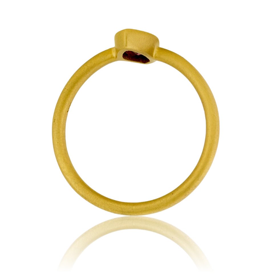 Marquise Ruby Bezel Ring - Park City Jewelers