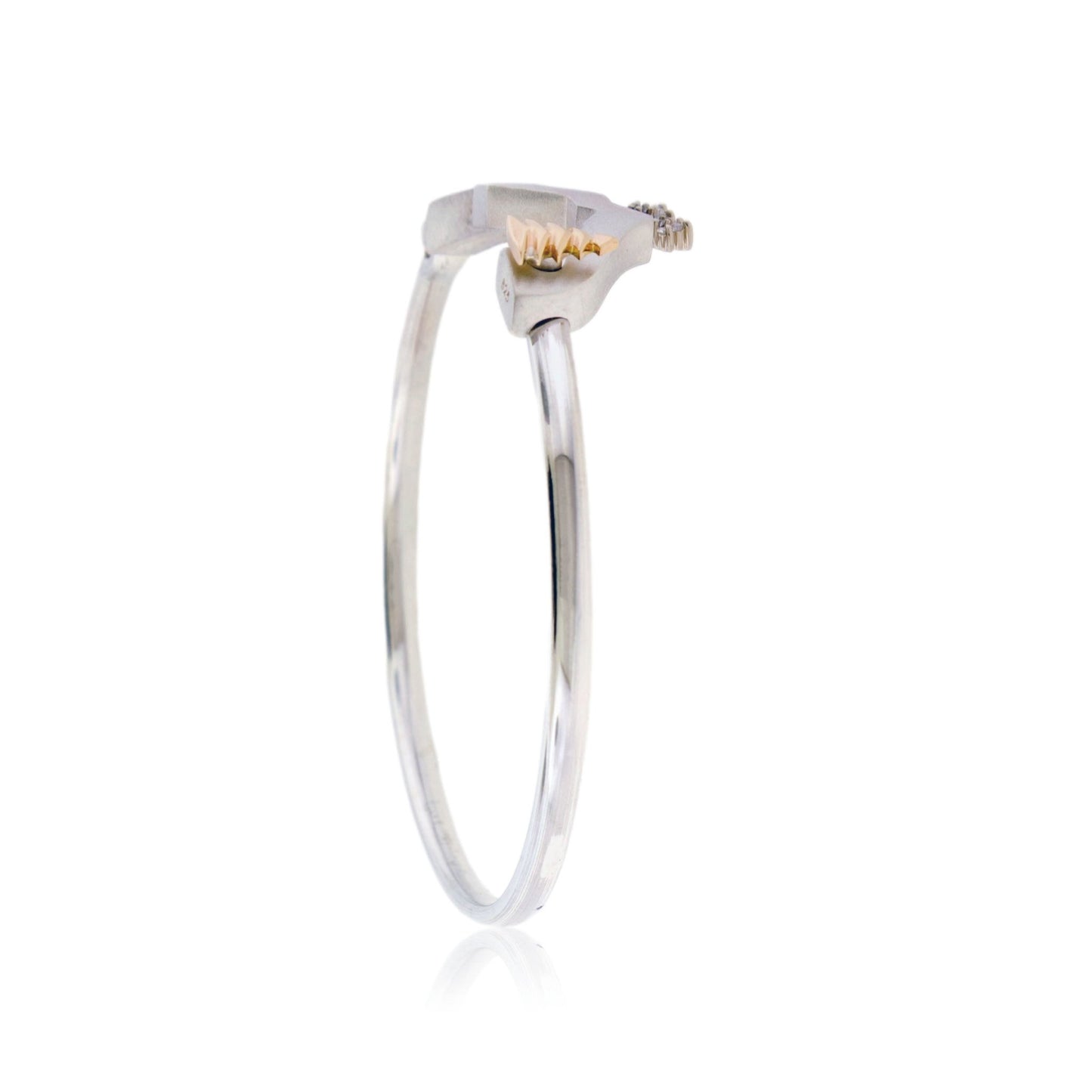 Mountain Bracelet with Diamond Snowflake - Park City Jewelers