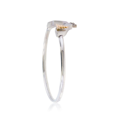 Mountain Bracelet with Diamond Snowflake - Park City Jewelers
