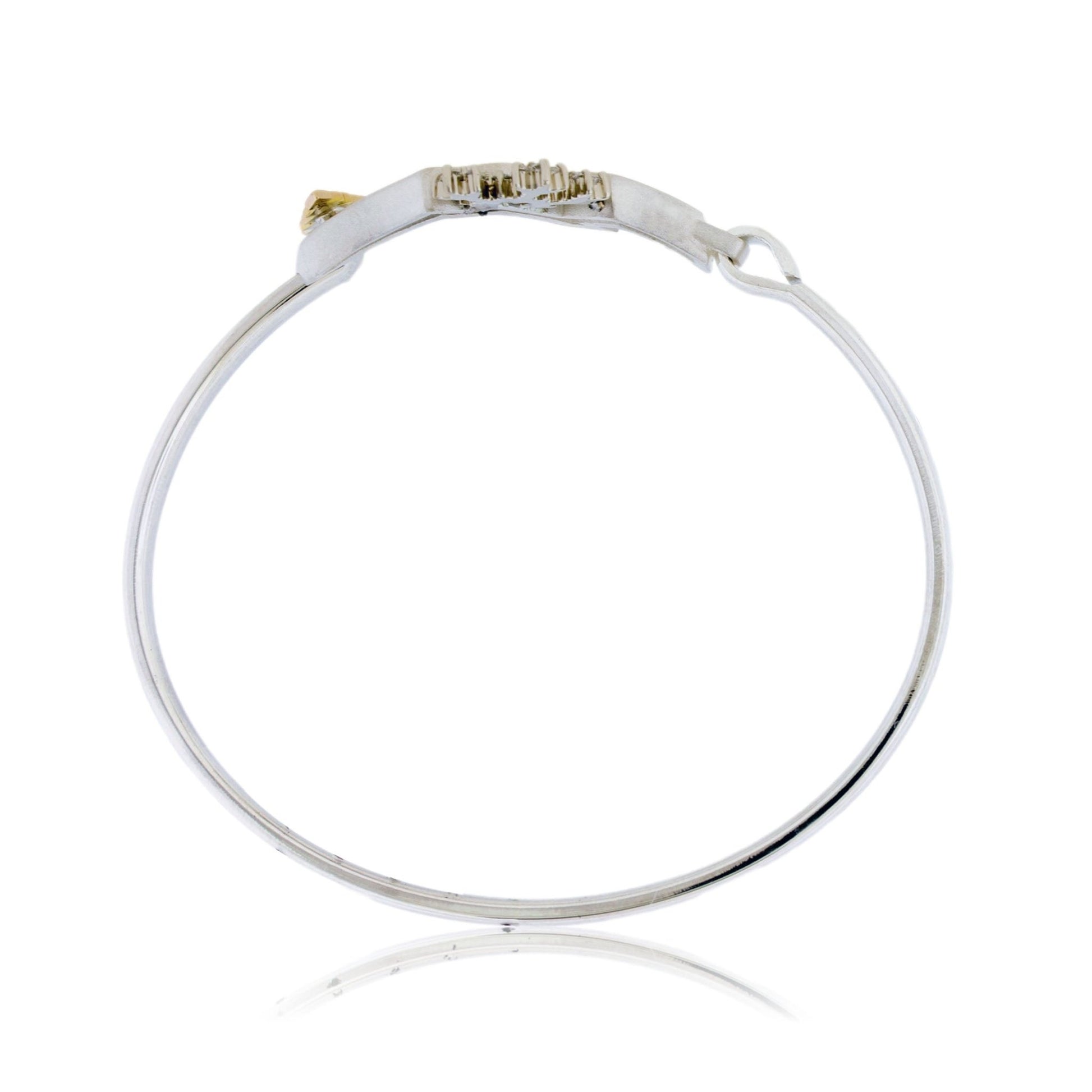 Mountain Bracelet with Diamond Snowflake - Park City Jewelers