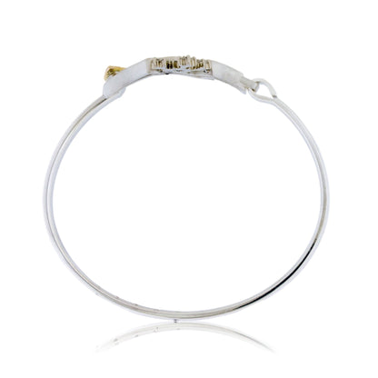 Mountain Bracelet with Diamond Snowflake - Park City Jewelers