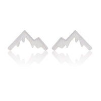 Mountain Silhouette Stud Earrings - Park City Jewelers