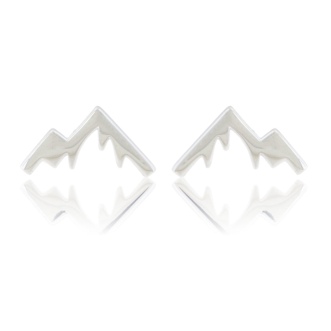 Mountain Silhouette Stud Earrings - Park City Jewelers