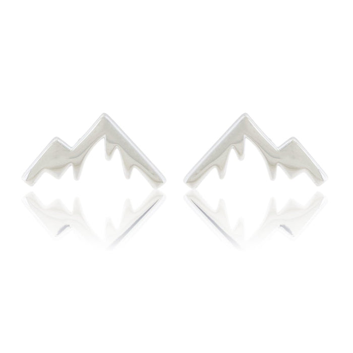 Mountain Silhouette Stud Earrings - Park City Jewelers