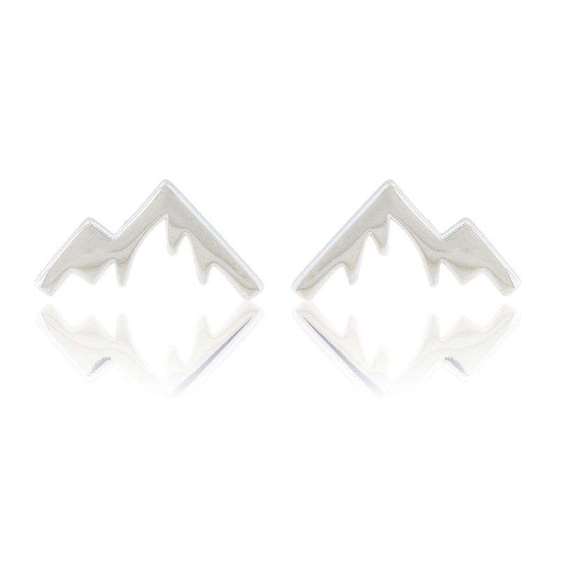 Mountain Silhouette Stud Earrings - Park City Jewelers
