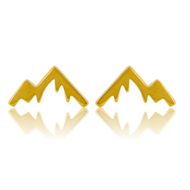 Mountain Silhouette Stud Earrings - Park City Jewelers