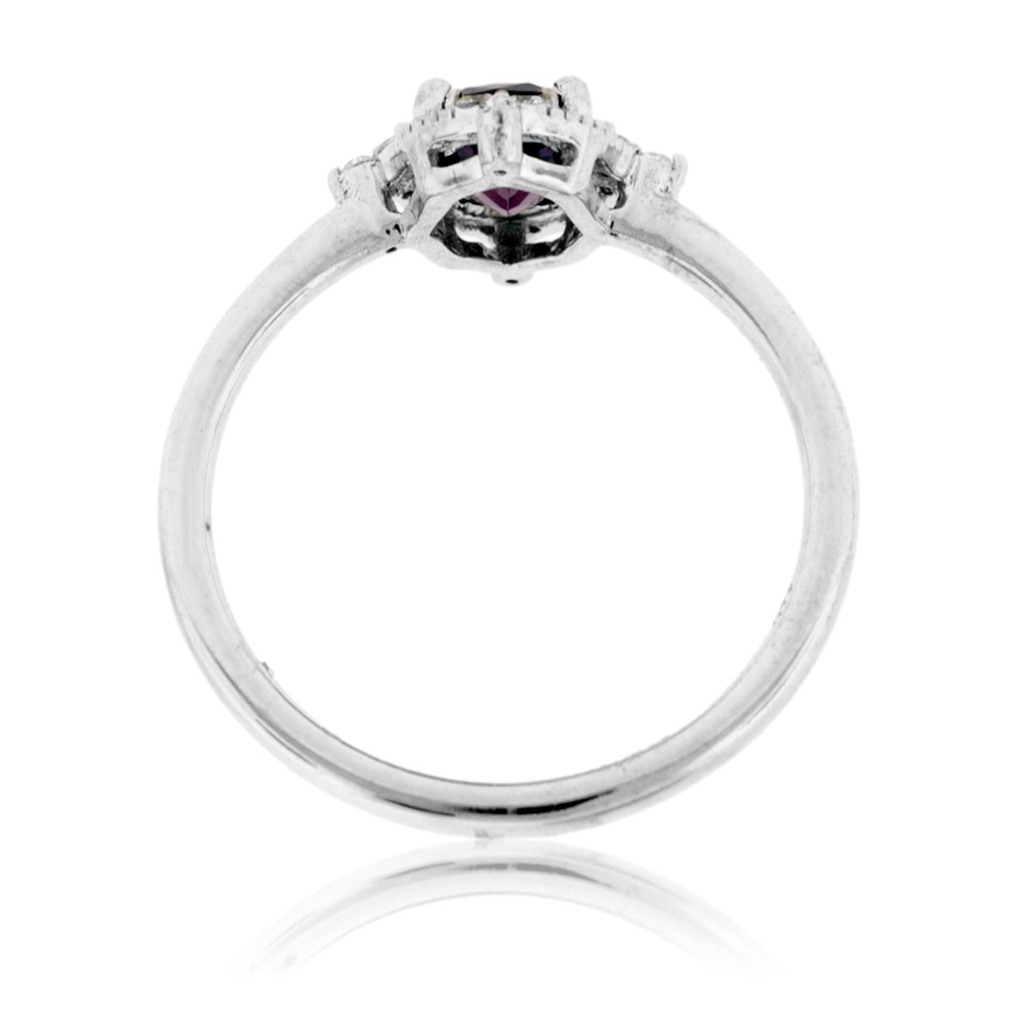 Natural Spinel and Diamond Ring - Park City Jewelers