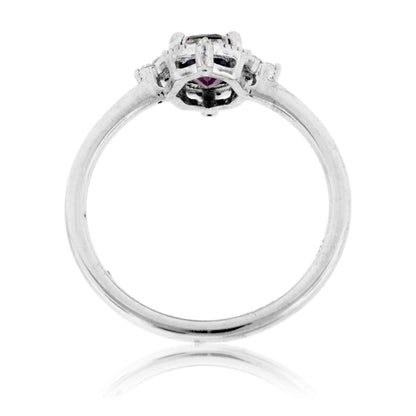 Natural Spinel and Diamond Ring - Park City Jewelers