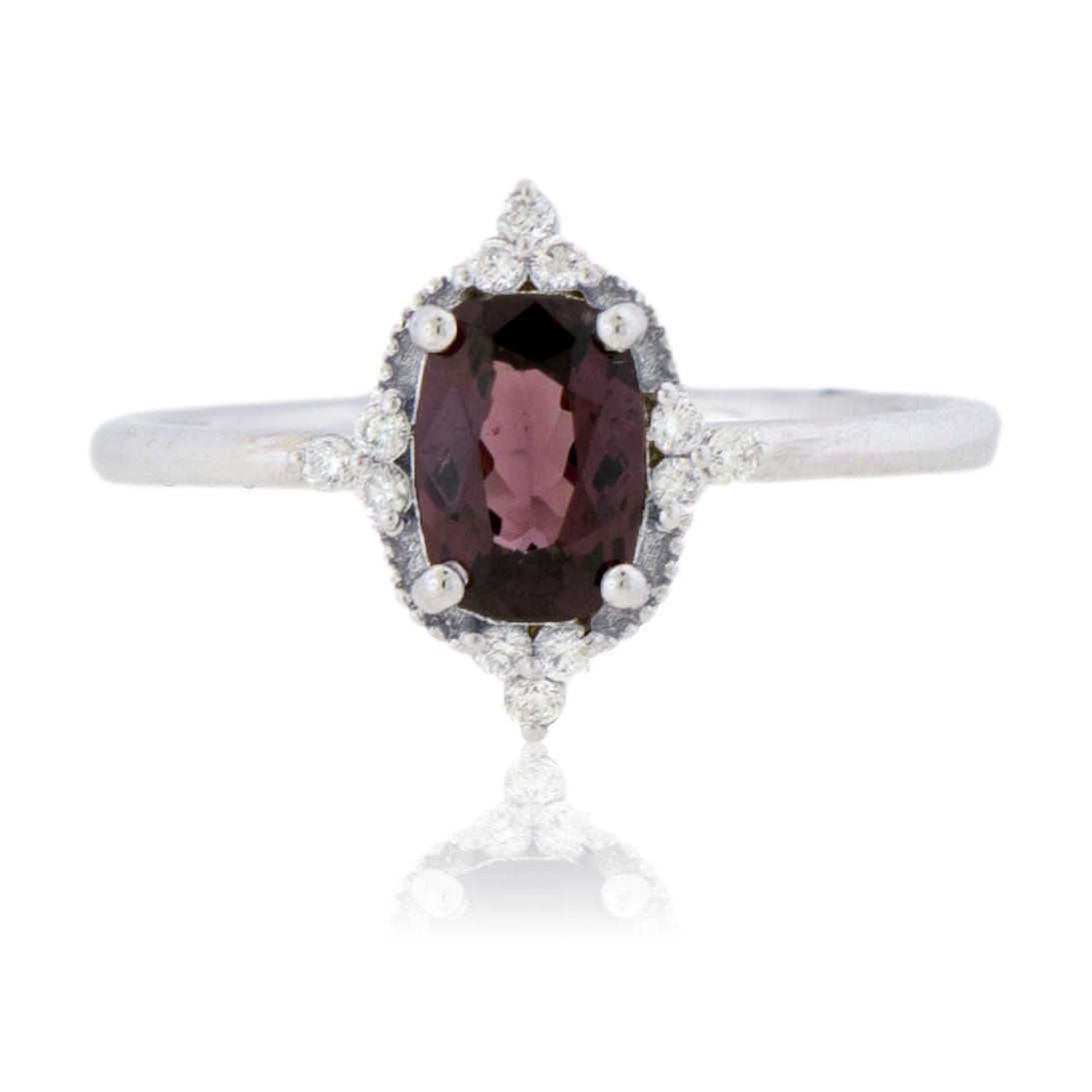 Natural Spinel and Diamond Ring - Park City Jewelers