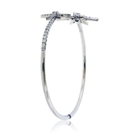 Open Center Diamond Double Star Bracelet - Park City Jewelers