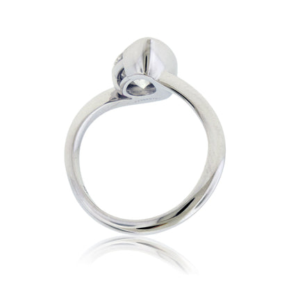 Pear LGD Half Bezel Ring - Park City Jewelers
