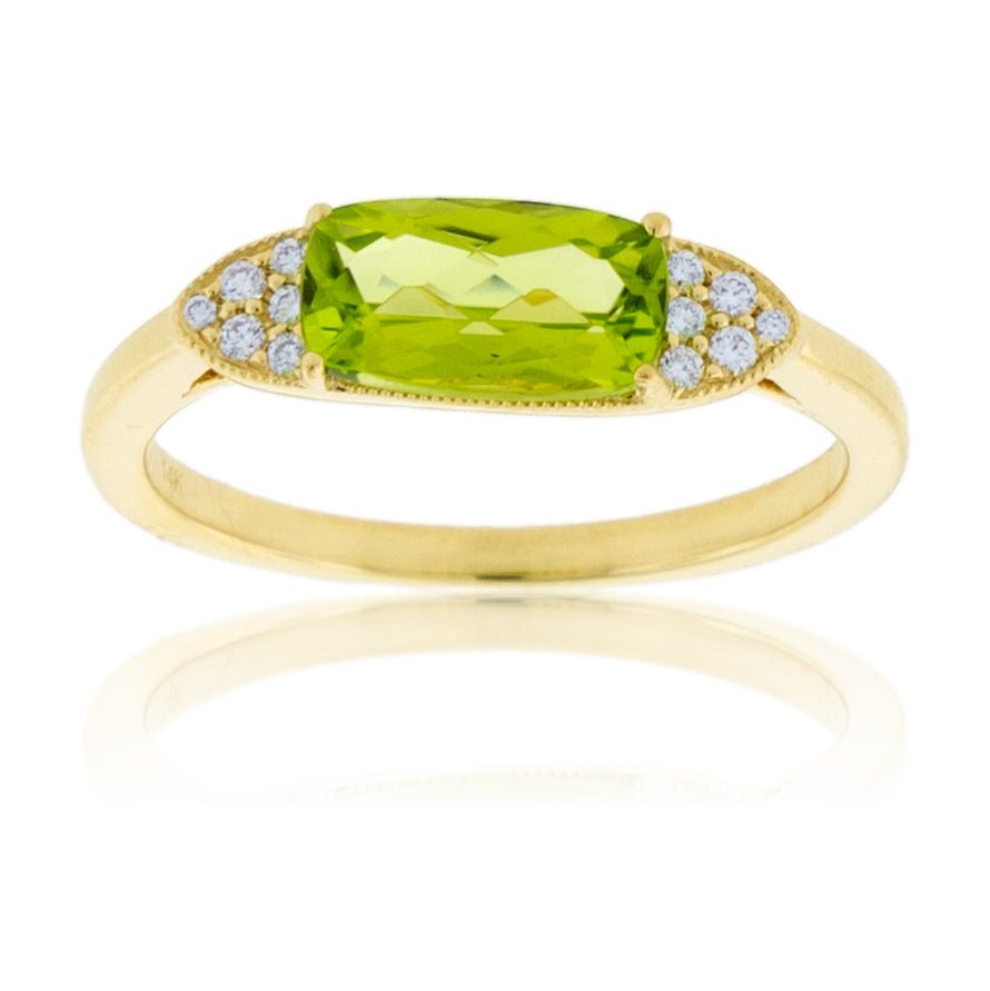 Peridot & Diamond Ring - Park City Jewelers