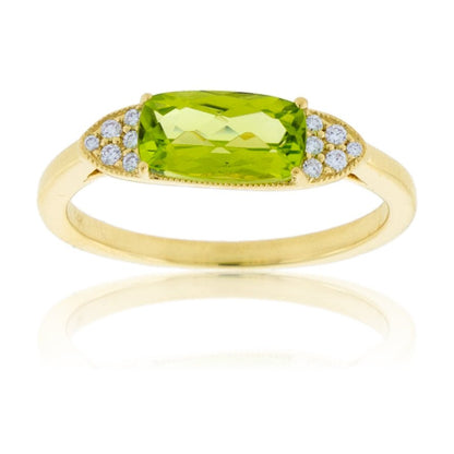 Peridot & Diamond Ring - Park City Jewelers