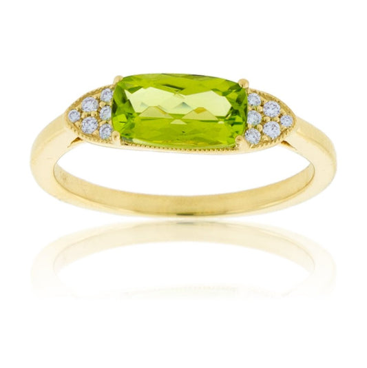 Peridot & Diamond Ring - Park City Jewelers