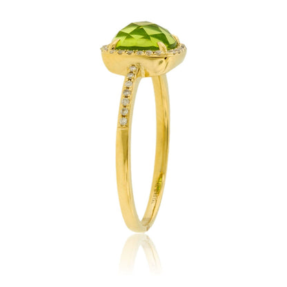 Peridot & Diamond Ring - Park City Jewelers