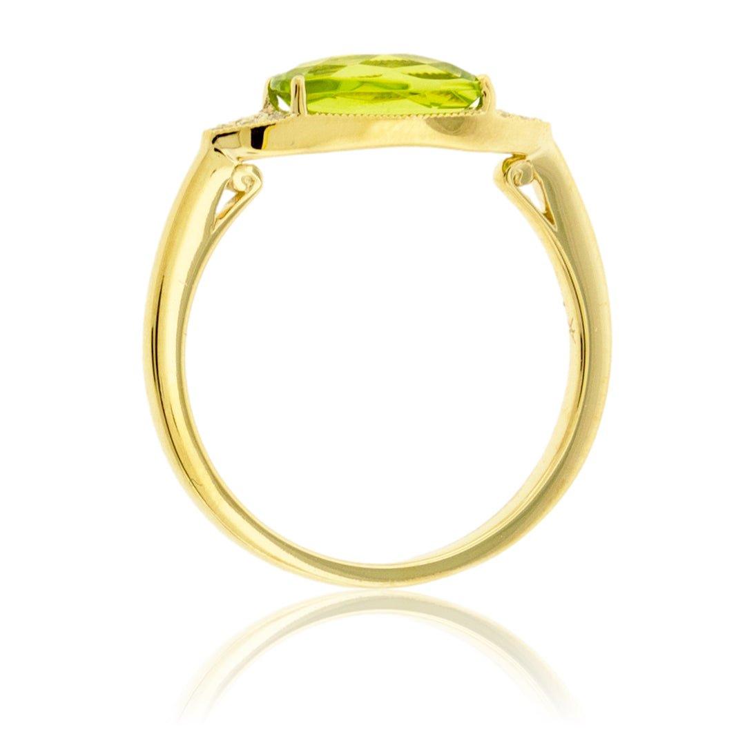 Peridot & Diamond Ring - Park City Jewelers