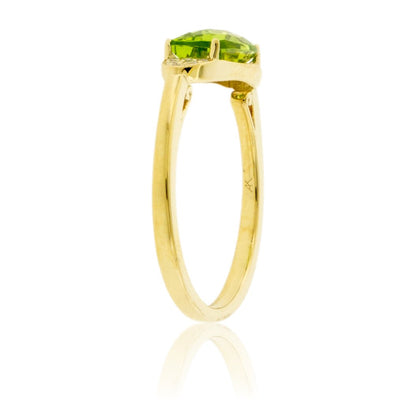 Peridot & Diamond Ring - Park City Jewelers