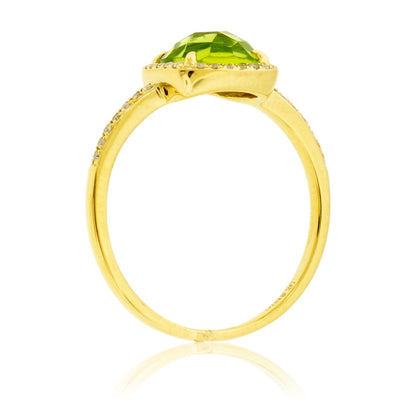 Peridot & Diamond Ring - Park City Jewelers
