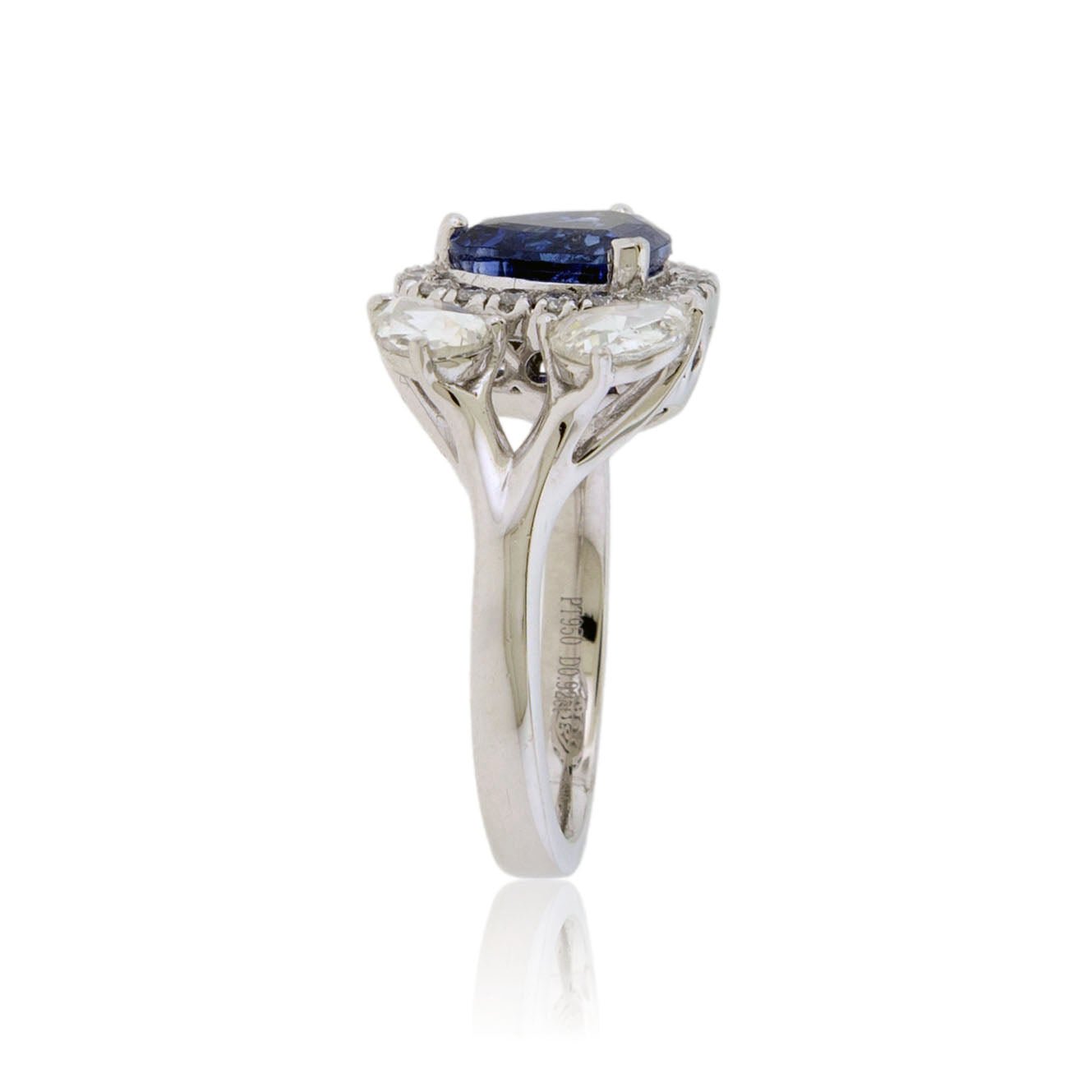 Platinum Sapphire & Diamond Ring - Park City Jewelers
