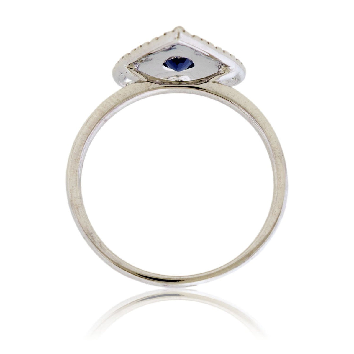 Sapphire and Diamond Heart Ring - Park City Jewelers