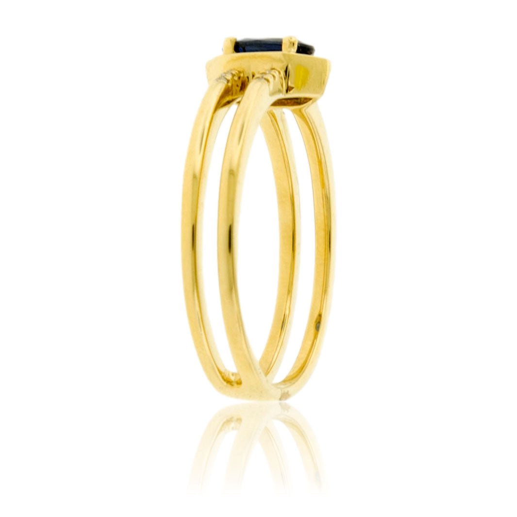 Sapphire and Diamond Ring - Park City Jewelers
