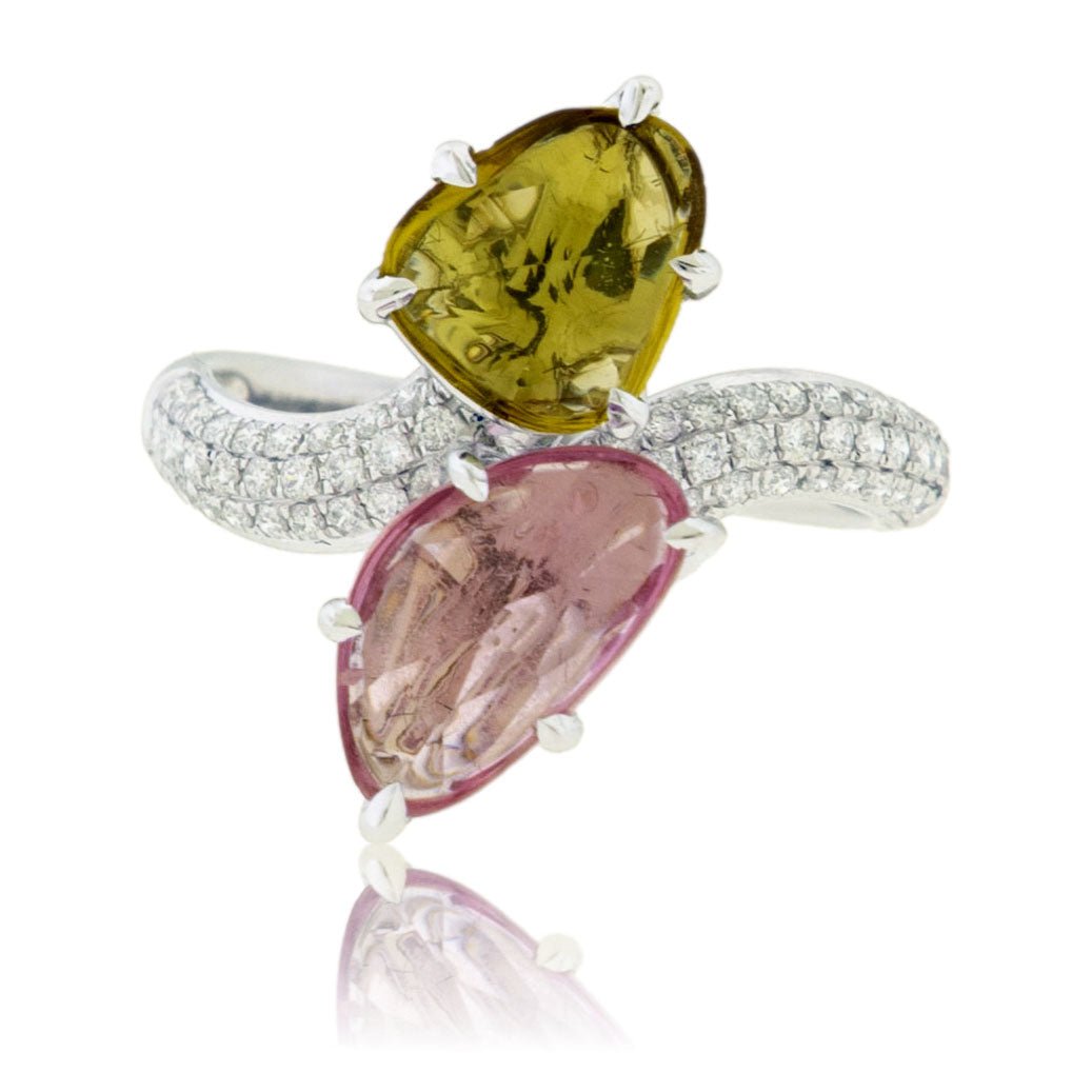 Sapphire Slice & Diamond Accented Ring - Park City Jewelers